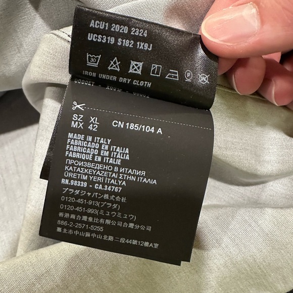 Prada Double Match FW20 Black Purple Red Horse Bowling Shirt - Picture 13 of 15